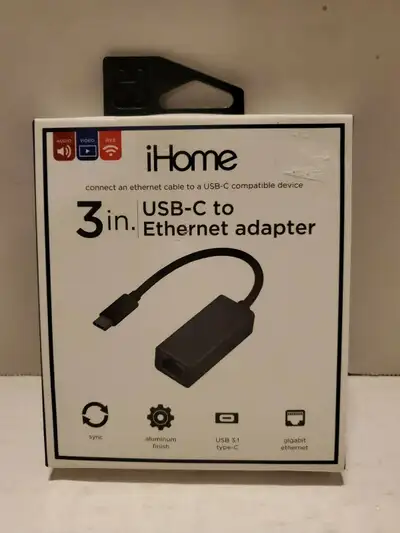 USB C TO ETHERNET RJ45, new in box,, View more