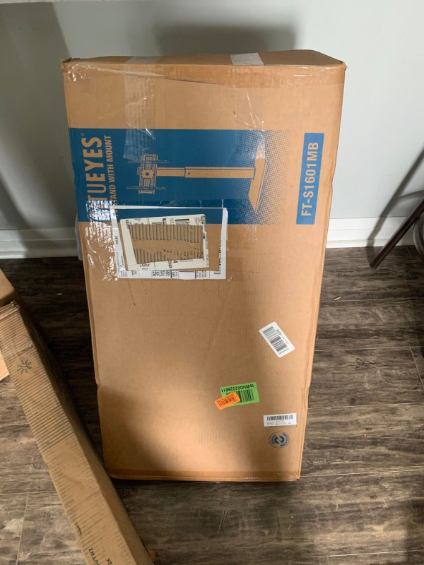 FITUEYES Swivel Floor TV Stand with Mount for TVs Up to 55 Video & TV