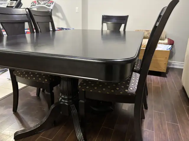 Solid Wood Dining Table with 6 Chairs64341198534786120