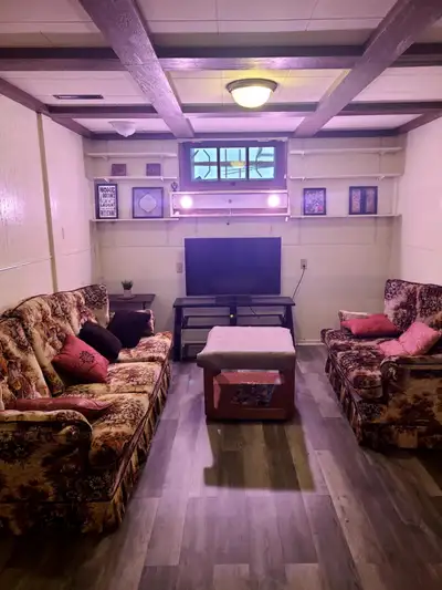 furnished 2 bedroom basement