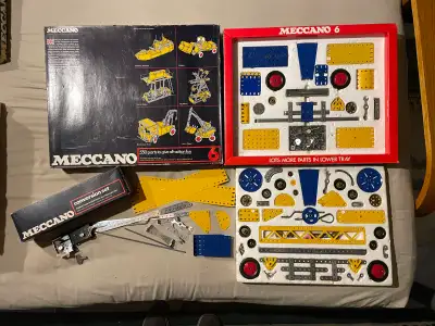 Looking to move my Meccano collection along. The set 6 and 6Ex are complete as is the Gears set. Own...