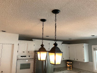 (2) Pendant Light Fixtures