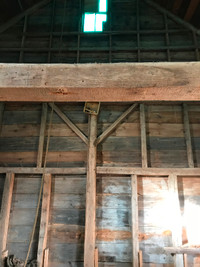 Barn for sale to be torn down for lovely beams, boards & doors
