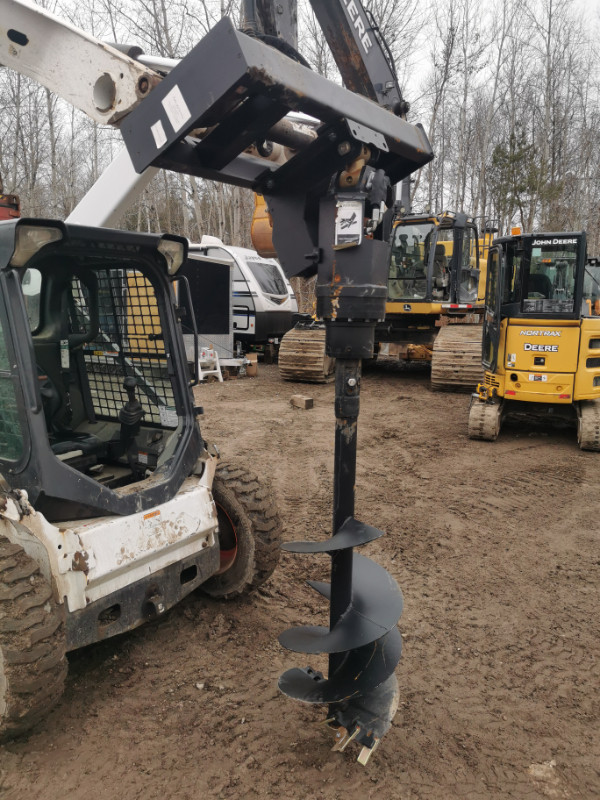 Skid Steer Auger Drive & Bits in Heavy Equipment in Sudbury