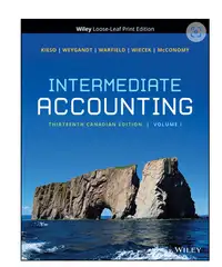 Intermediate Accounting, Volume 1, 13th Canadian Edition