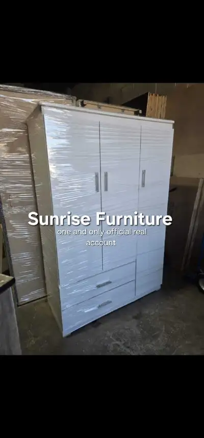 3 door wardrobe brand new wood wardrobe cupboard closet, View more