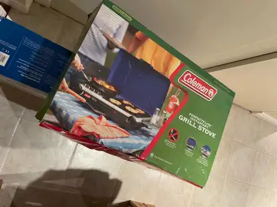 Coleman grill stove, new in box $100 or best offer , View more