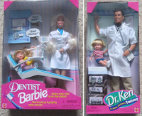 Vintage Barbie & Kelly Dentist or Dr. Ken & Tommy - BNIB