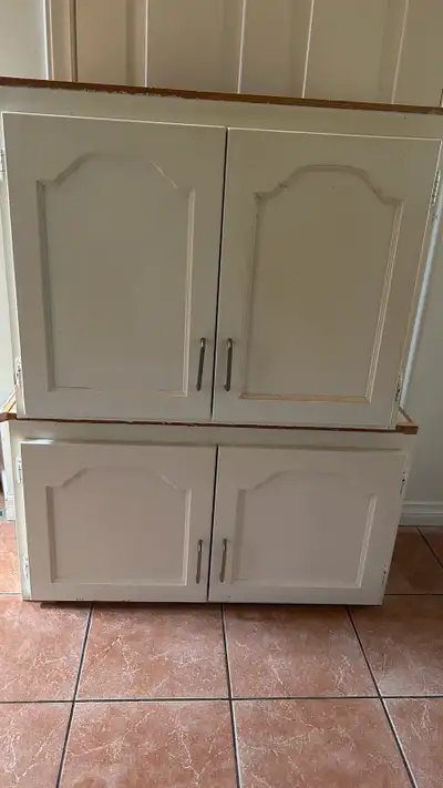 Two Solid Oakwood Kitchen Cabinets, View more