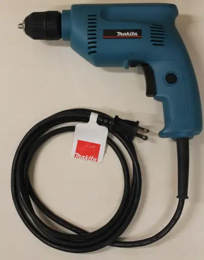 Makita Power Drill w/Keyless Chuck (⅜”), View more