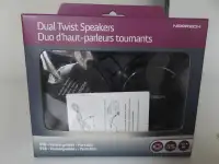 NEW NEXXTECH DUAL TWIST SPEAKERS USB RECHARGEABLE PORTABLE
