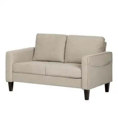 New Live-it Cozy 2-Seat Sofa in Oatmeal Beige, View more