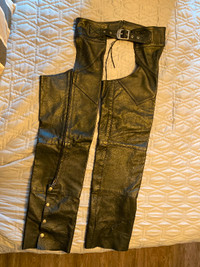 Men’s Leather Motorcycle Chaps