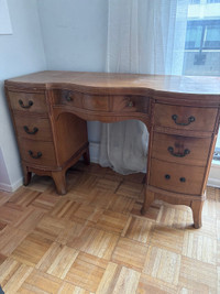 Vintage desk. Real wood 