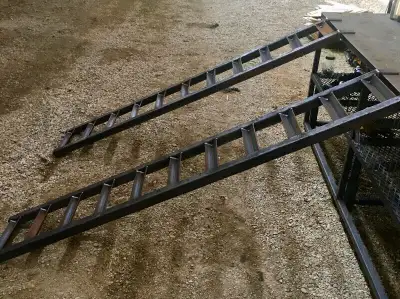 Custom built steel ramps BUILT TO ORDER. We sell light, medium, and heavy duty ramps. Safe capacitie...