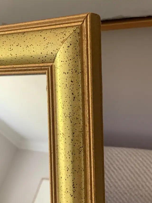 MIRROR GOLD FRAMED 24 1/2” x 30 1/2” in Home Décor & Accents in Oakville / Halton Region - Image 3