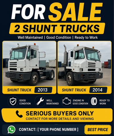 shunt trucks in good condition are available to sell Serious buyers only Contact at 647-986-7072 (10...