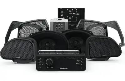 Rockford Fosgate HD9813RG-STAGE3 Stage 3 audio kit for 1998-2013 Harley-Davidson Road Glide motorcyc...