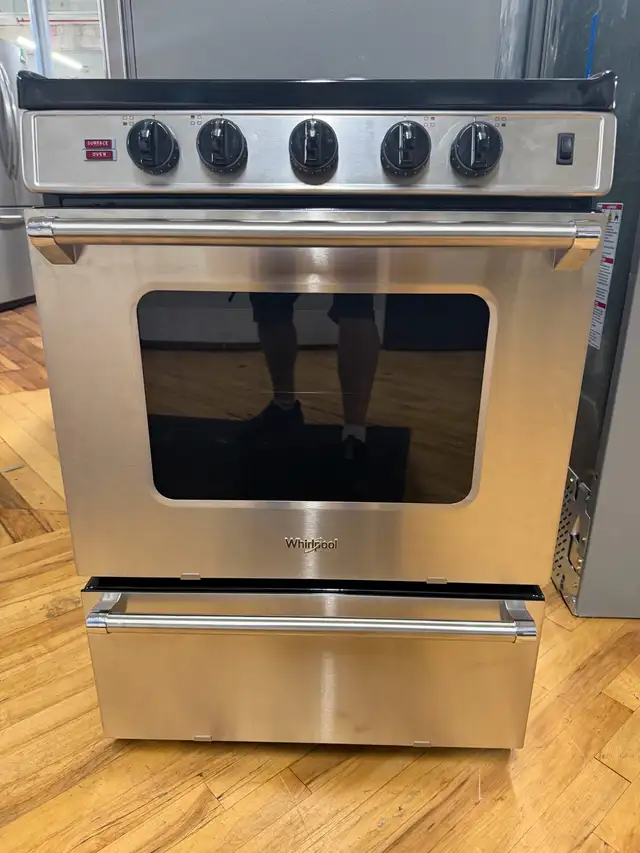  Whirlpool 24 inch stainless steel open box stove in Stoves, Ovens & Ranges in Cambridge - Image 2