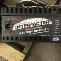 Interacter: 24 volt 25 AMP - SCR Battery Charger (Industrial)
