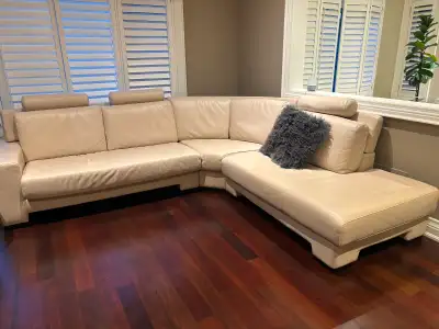 Leather sofa, View more