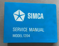 Chrysler simca service manual 