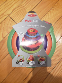 PressLid - Univeral lids to vacuum seal leftovers - As see on TV