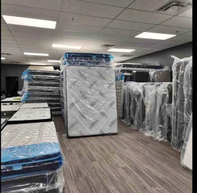 Mattress sale in brampton !! Big sale mattress+ bed in combo  in Beds & Mattresses in Mississauga / Peel Region - Image 2