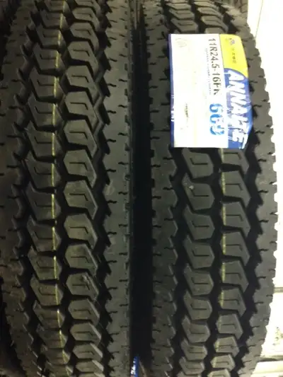 LOW PRICE Call Today at: 647-522-5555. We Have Stock New Commercial Truck, Steer, Trailer Tires 11R2...