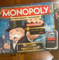 Monopoly Ultimate Banking Game Board Game (Used)