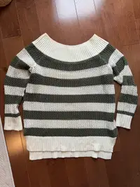 Women aerie top sweater size L long shirt