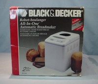 Black & Decker B1550 All In One Automatic Breadmaker In Box