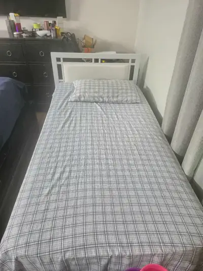 Single Bed Frame with Mattress, View more