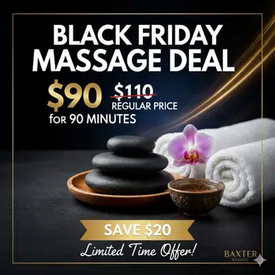  BLACK FRIDAY MASSAGE MADNESS! , View more
