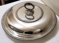 Cavendish Plate England Silver Covered Serving  Dish