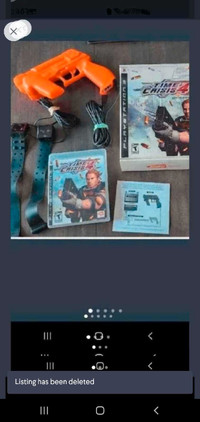 Time Crisis 4 Playstation 3 Gun + Game bundle complete 