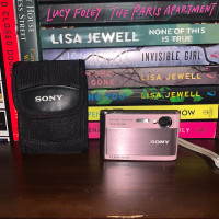sony pink cybershot camera 8.1 megapixels