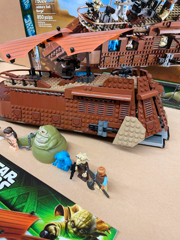 LEGO Star Wars 75020 Jabba's Sail Barge 6 Minifigures 850 Pieces in Toys & Games in Regina - Image 4
