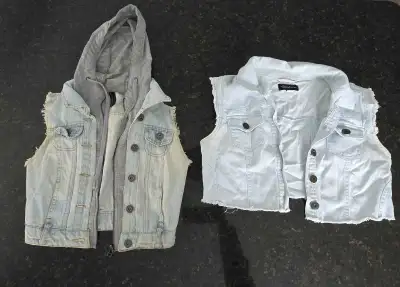 Cropped Jean Jacket Vests, View more