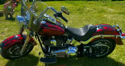 2010 fatboy with 103 pistons&jugs Upgrades include: s&s oil pump &cam plate, red shift 575 cams Thun...