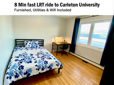 Furnished Rooms: Shared or Private Bath from 850-1100$ CarletonU, View more