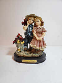 ADELINE COLLECTION BEAUTIFUL BOY GIRL FLOWERS - VINTAGE