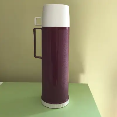Large vintage Thermos vacuum bottle/flask - made in Canada. In nice, clean condition. Great for picn...