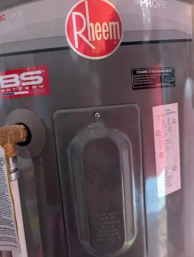 Water heater electric almost new, View more