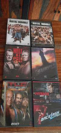 WWE Assortment of pay per views