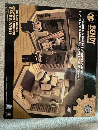 For sale is a brand Elena unopened bendy and the ink machine room building blocks toy. The item come...