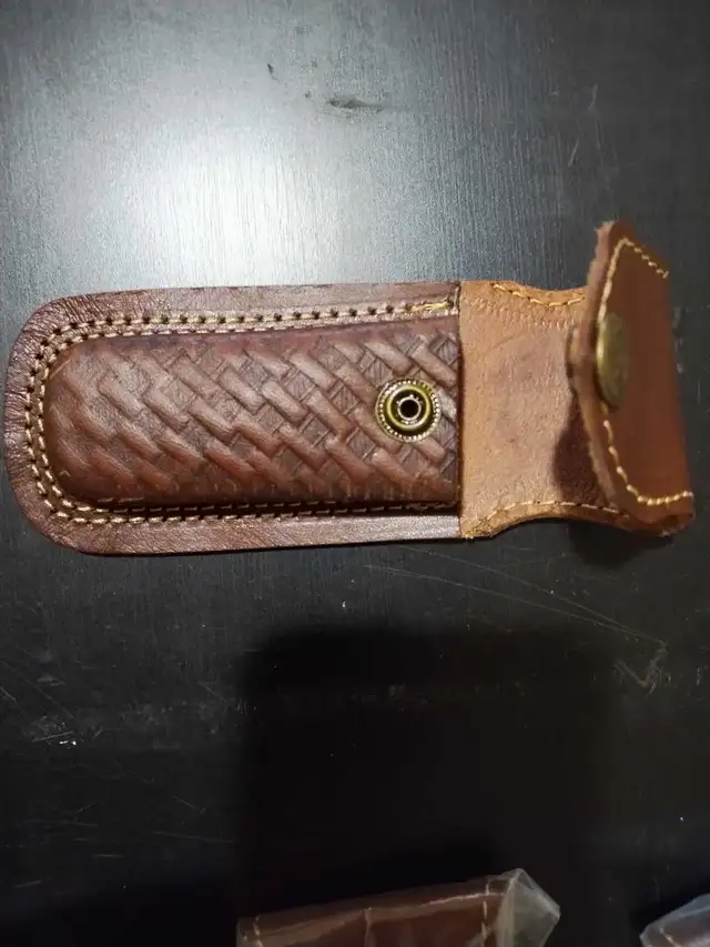 leather buck knife pouch. in Other in Sudbury - Image 3