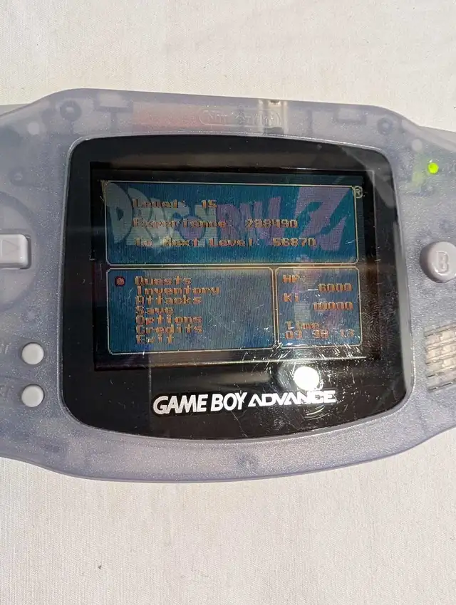 Gameboy Advance Clear Glacier Handheld Console GBA Nintendo in Older Generation in Charlottetown - Image 3
