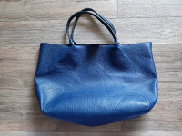 NEXT-TO-NEW larger blue purse / handbag