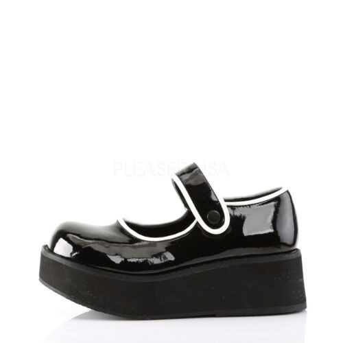 Demonia : Chaussures noires et blanches. 9 US dans Femmes - Chaussures  à Ville de Montréal - Image 4